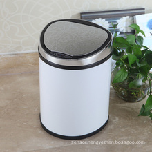 White Style Creative Aotomatic Sensor Garbage Bin for Home (D-12LD)